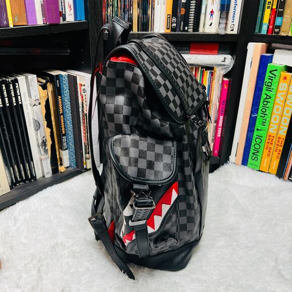 SPRAYGROUND HENNY AIIR TO THE THRONE MONTE CARLO BACKPACK / BOOK BAG - Picture 4 of 9